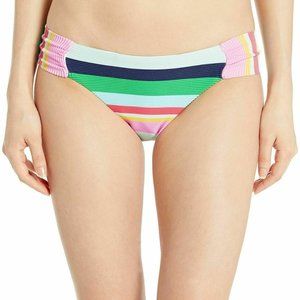 Trina Turk Womens Swimwear Green Size 8 Striped Hipster Bikini Bottom $68